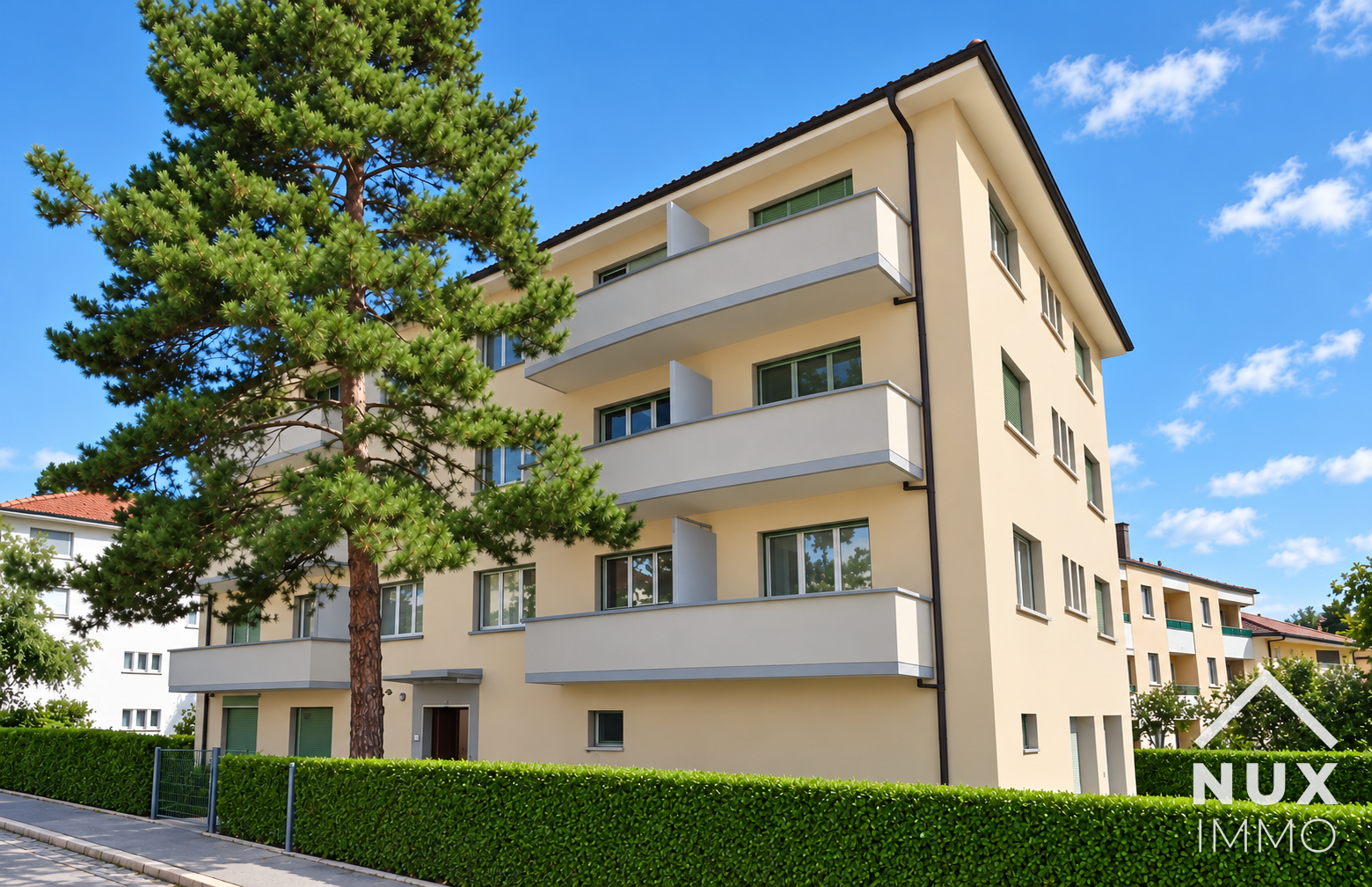 4 pièces avec double balcon dans un quartier verdoyant
